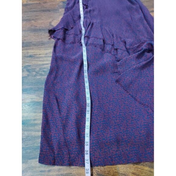 Iro Granby Iro Granby Gypsywhimsygoth Festival Sheer Ruffle Trim Artsy Y2K Dress - Picture 10 of 11